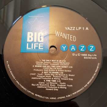 LP Yazz: Wanted