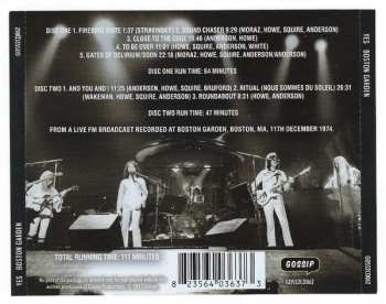 2CD Yes: Boston Garden