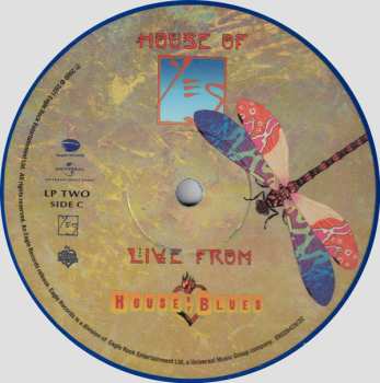 3LP Yes: House Of Yes: Live From The House Of Blues CLR | LTD