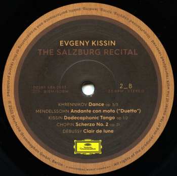 2LP Frédéric Chopin: The Salzburg Recital