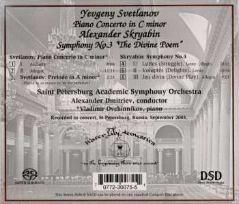 SACD Evgeni Svetlanov: Piano Concerto In C Minor / Symphony No. 3