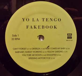 LP Yo La Tengo: Fakebook