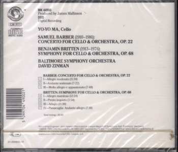 CD Yo-Yo Ma: Cello Concerto, Symphony For Cello & Orchestra