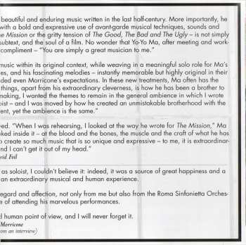 CD Yo-Yo Ma: Yo-Yo Ma Plays Ennio Morricone