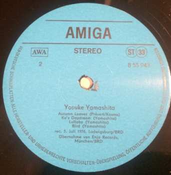 LP Yosuke Yamashita: Yosuke Yamashita