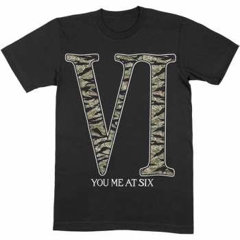 Merch You Me At Six: Tričko Camo Vi  S