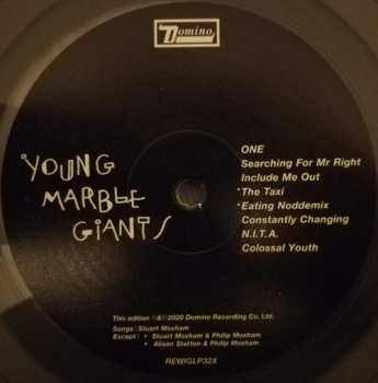 2LP/DVD Young Marble Giants: Colossal Youth / Loose Ends And Sharp Cuts LTD | CLR