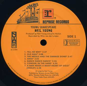 LP Neil Young: Young Shakespeare