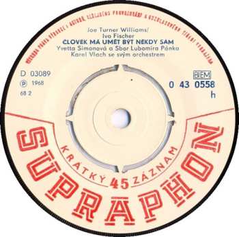 SP Yvetta Simonová: Člověk Má Umět Být Někdy Sám / Čas Borůvkových Koláčů