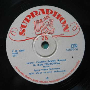 Album Yvetta Simonová: Já Jsem Zamilovaná / Po Kom To Dítě Je