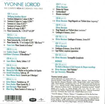 13CD/Box Set Yvonne Loriod: The Complete Véga Recordings 1956-1963