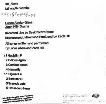 LP Zach Hill: Bag Of Max Bag Of Cass LTD