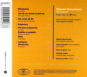 CD Zbigniew Namysłowski: Winobranie