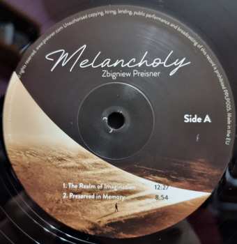 LP Zbigniew Preisner: Melancholy