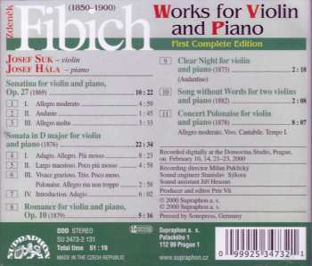 CD Josef Hála: Works For Violin And Piano (First Complete Edition)