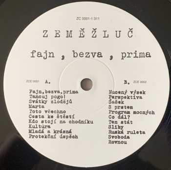 LP Zeměžluč: Fajn, Bezva, Prima NUM