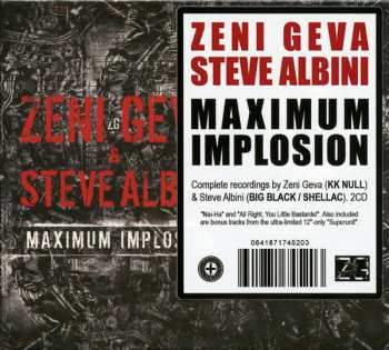 2CD Zeni Geva: Maximum Implosion DIGI