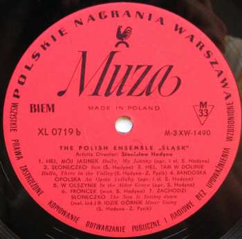 LP Zespół Pieśni I Tańca Śląsk: The Polish Song And Dance Ensemble Vol. 4