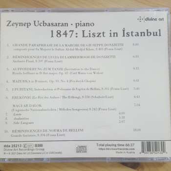 CD Zeynep Üçbaşaran: 1847: Liszt In Istanbul
