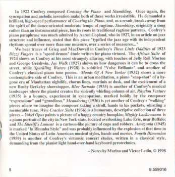 CD Zez Confrey: Piano Music