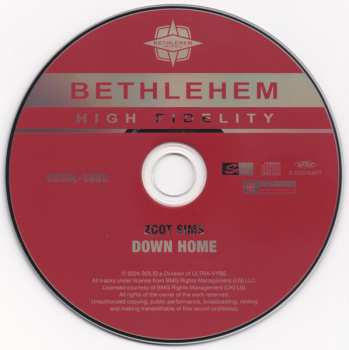 CD Zoot Sims: Down Home LTD