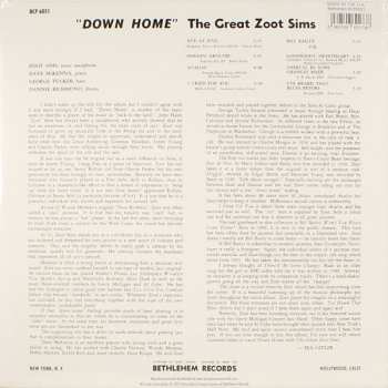 LP Zoot Sims: Down Home LTD