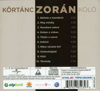 CD Zorán Sztevanovity: Körtánc - Kóló