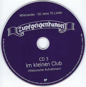 3CD Zupfgeigenhansel: Miteinander - 50 Jahre 70 Lieder