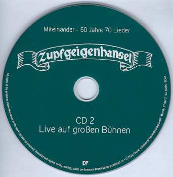 3CD Zupfgeigenhansel: Miteinander - 50 Jahre 70 Lieder