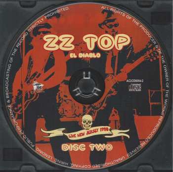 2CD ZZ Top: El Diablo (Live New Jersey 1980)