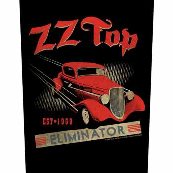 Merch ZZ Top: Nášivka na chrbát Eliminator